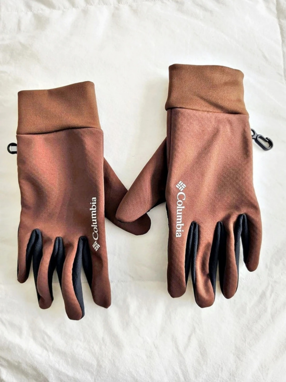 Columbia Men Trail Commute II Gloves Brown & Black Small